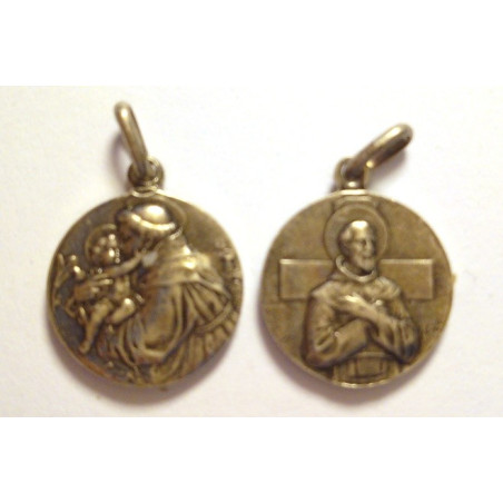 Saint Antoine et Saint François (métal)