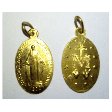 Médaille Miraculeuse (Notre Dame de la rue du Bac, Paris), ovale. 1,8 cm.