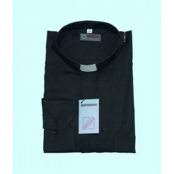 Chemise col clergy (100% coton)