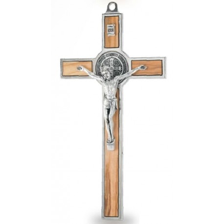 Croix St Benoit - bois d'olivier - cm