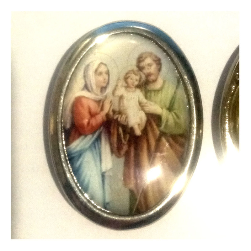 Sainte Famille, médaille aimantée 3,5 cm