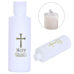 Bouteille plastique "Holy water", aspersion facile, 130 ml