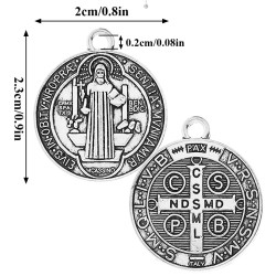 Médaille Saint Benoit 2 cm...
