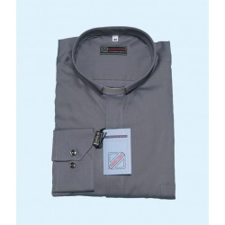 Chemise clergy - tissus mixte polyester/coton - manches longues