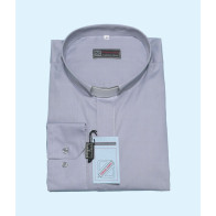 Chemise clergy - tissus mixte polyester/coton - manches longues