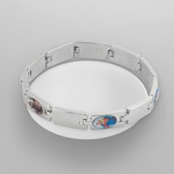 Bracelet "5 images saintes"