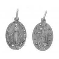 Médaille Miraculeuse (Notre Dame de la rue du Bac, Paris), ovale. 1,8 cm.