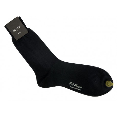 Chaussettes en fil d'écosse, courtes, lisses, noires Chaussettes en fil d'écosse, courtes, lisses, noires