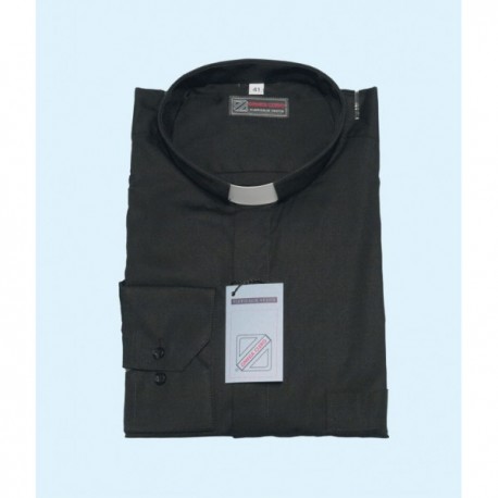 Chemise col clergy (tissus mixte poly/coton)
