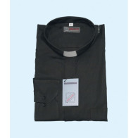 Chemise col clergy (tissus mixte poly/coton)