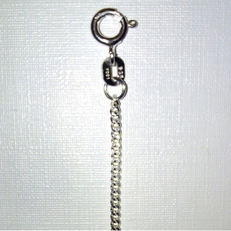 Chaine couleur argent de 38 à 70cm
