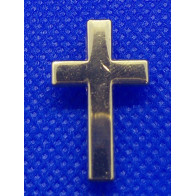 Épinglette Croix - couleur or - 2,4 x 1,4 cm