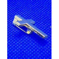 Épinglette Croix - couleur or - 2,4 x 1,4 cm