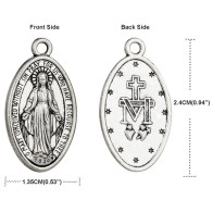 Médaille Miraculeuse - 1,7 et 2,1cm - alliage de zinc