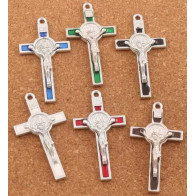 Croix St Benoit - 5,3 cm (5 couleurs)