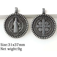 Médaille Saint Benoit 3,1 cm - pour porte-clé