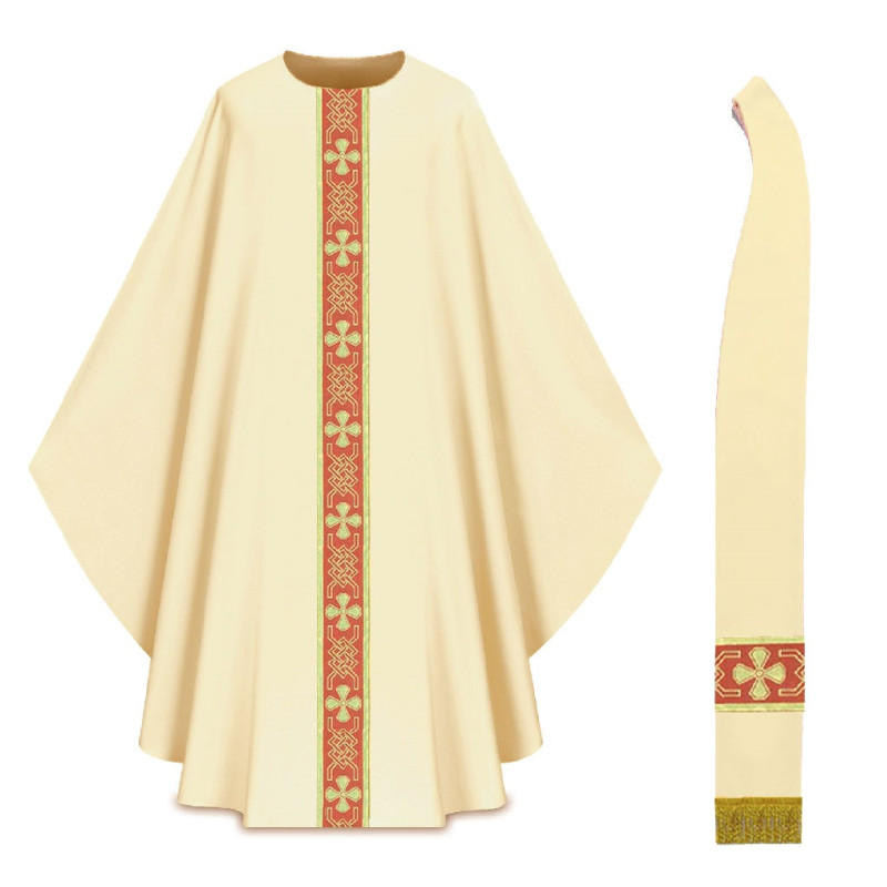 Chasuble avec étole n°96